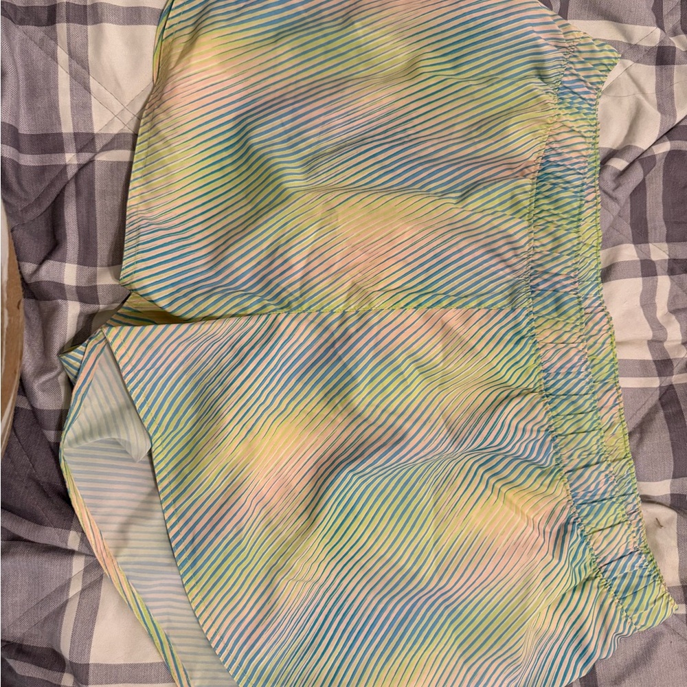 Old Navy Pastel Activewear Striped Shorts